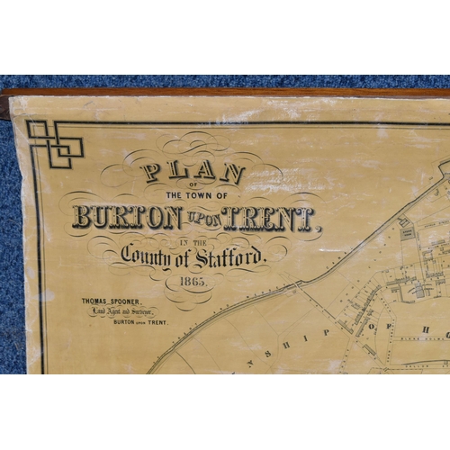 690 - MAPS & PRINTS A selection comprising an 1828 hand coloured Map of the Parish of Whittington, an 1865... 