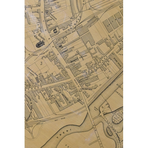 690 - MAPS & PRINTS A selection comprising an 1828 hand coloured Map of the Parish of Whittington, an 1865... 