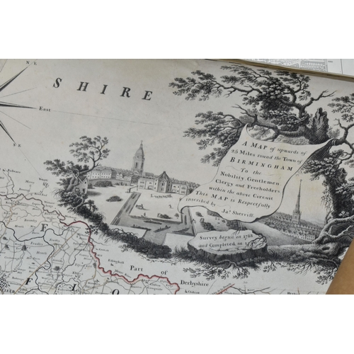 691 - A COLLECTION OF EIGHTEEN large MAPS dating from the mid-nineteenth century to the mid 20th century a... 