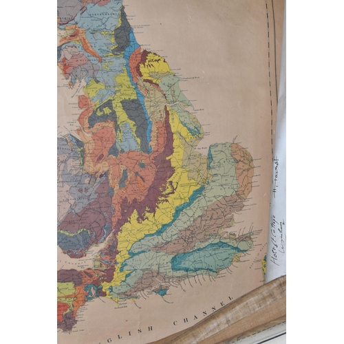 691 - A COLLECTION OF EIGHTEEN large MAPS dating from the mid-nineteenth century to the mid 20th century a... 