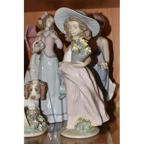 329 - SIX LLADRO COLLECTORS SOCIETY FIGURES, limited editions, comprising Pocket Full Of Wishes no 7650, s... 