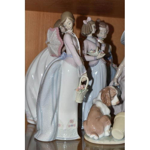 329 - SIX LLADRO COLLECTORS SOCIETY FIGURES, limited editions, comprising Pocket Full Of Wishes no 7650, s... 