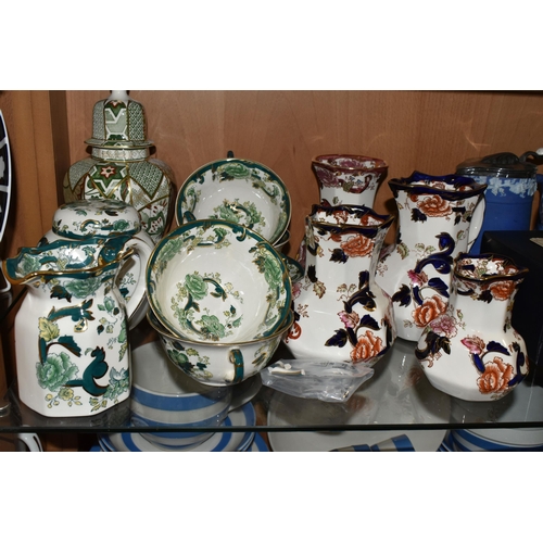 367 - TWO BOXED CAITHNESS PAPERWEIGHTS AND MASON'S IRONSTONE, comprising a Royal Doulton figure 'The Jovia... 