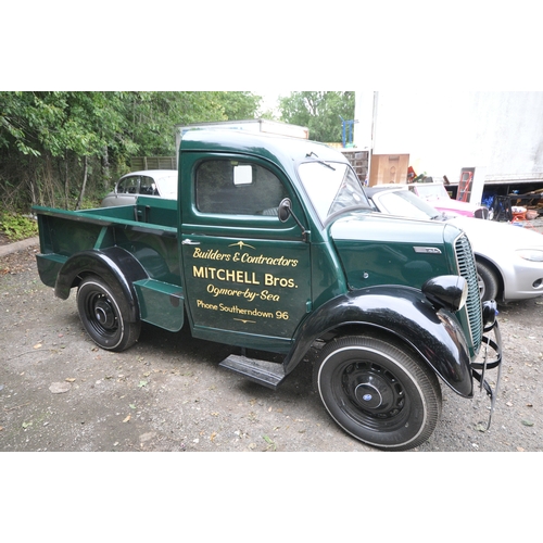 1000 - A 1955 FORD-FORDSON THAMES E83W STEEL BACK PICKUP - RNY 935 - This vehicle was first registered in O... 