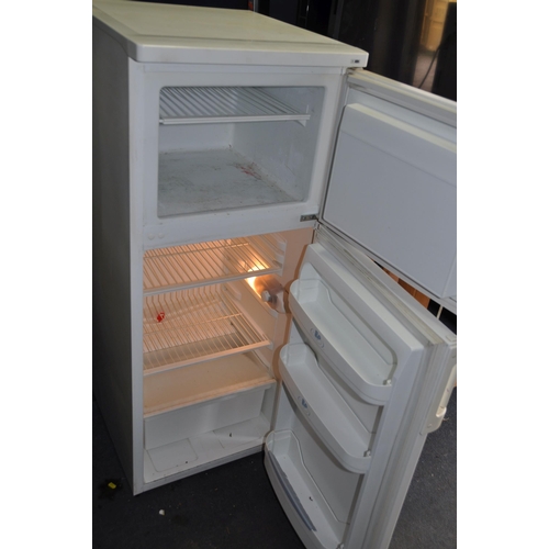 1086 - A WHIRLPOOL FRIDGE FREEZER width 50cm x depth 56cm x height 123cm (PAT pass and working at 5 and -18... 