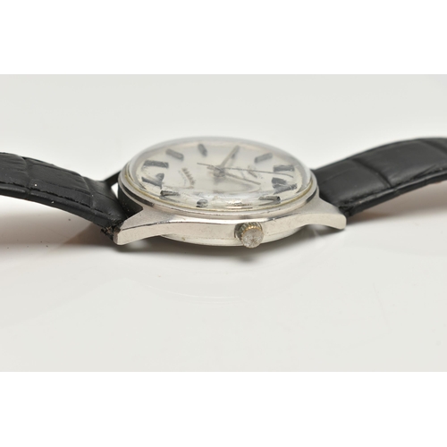 13 - A LONGINES 'ADMIRAL FIVE STAR' WRISTWATCH, silver colour dial with black and silver colour hourly ap... 