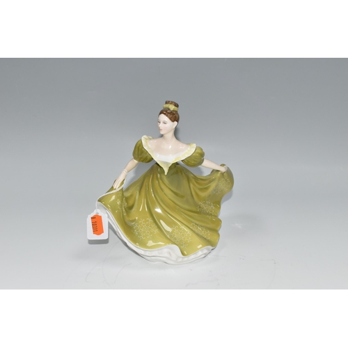 312 - FIVE ROYAL DOULTON FIGURINES, comprising Fair Lady HN2193, Lynne HN2329, Miniature Street Vendors: R... 