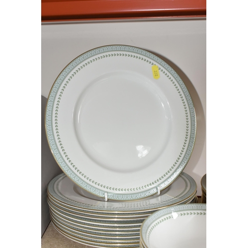 338 - A QUANTITY OF ROYAL DOULTON 'BERKSHIRE' PATTERN DINNERWARE, comprising eleven dinner plates (three m... 