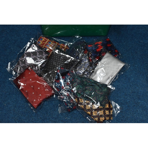 345 - ONE BOX OF MEN'S NECK TIES, to include thirty new and unused neck ties in plastic packets, together ... 