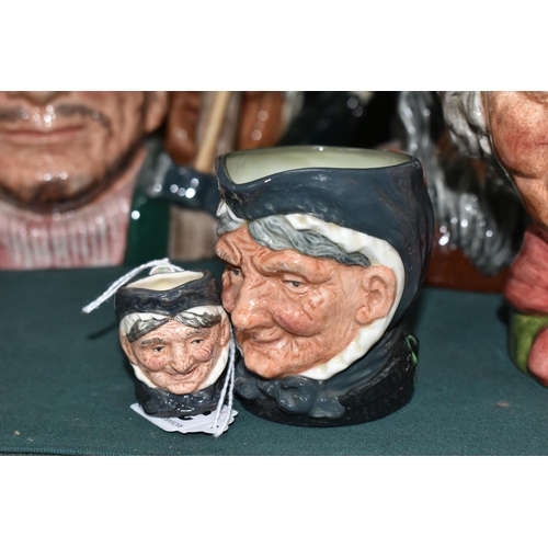 360 - TWELVE ROYAL DOULTON CHARACTER AND TOBY JUGS, comprising eleven character jugs: The Walrus and Carpe... 