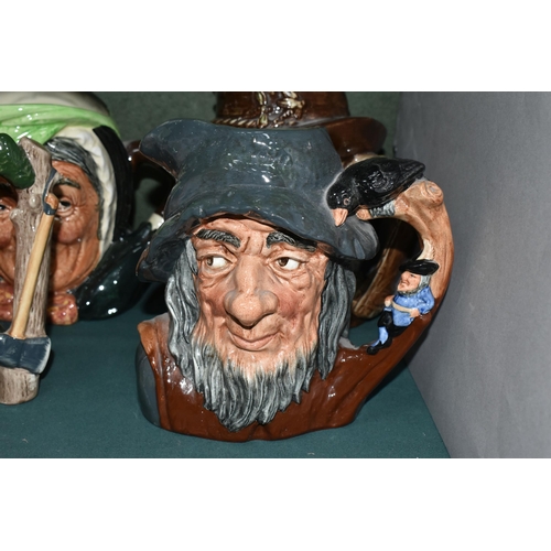 360 - TWELVE ROYAL DOULTON CHARACTER AND TOBY JUGS, comprising eleven character jugs: The Walrus and Carpe... 