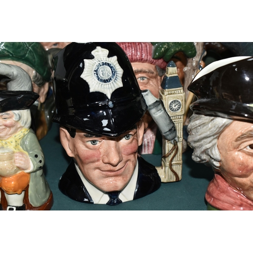 360 - TWELVE ROYAL DOULTON CHARACTER AND TOBY JUGS, comprising eleven character jugs: The Walrus and Carpe... 