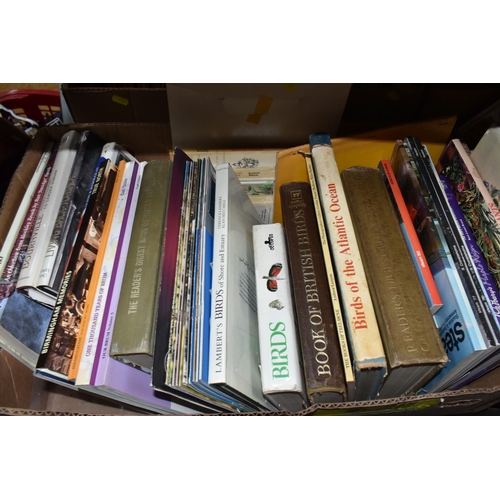 455 - FOUR BOXES OF BOOKS containing over 110 miscellaneous titles in hardback and paperback formats, subj... 