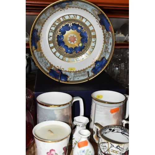 474 - A SELECTION OF GIFT WARES ETC, to include a boxed Royal Worcester  200AD Millennium bowl designed an... 