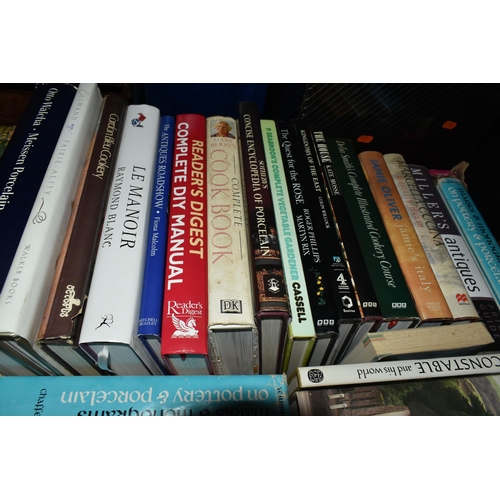 478 - FIVE BOXES OF BOOKS - MOSTLY HARDBACK, the majority of books are biographies and autobiographies - J... 