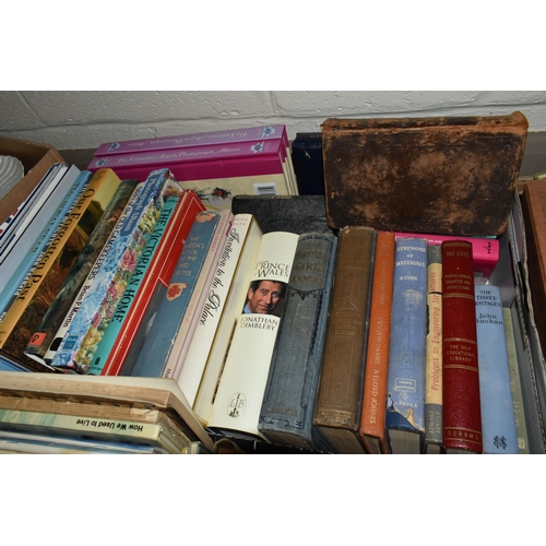 531 - SEVEN BOXES OF BOOKS, COMICS AND MAGAZINES, to include approximately one hundred and fifty books, in... 