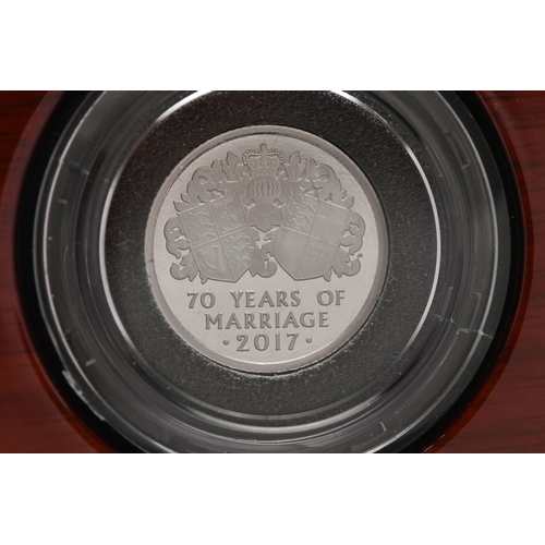 138 - THE PLATINUM WEDDING ANNIVERSARY 2017, Quarter Ounce Platinum Proof Coin 999.5 Platinum, 7.486 grams... 