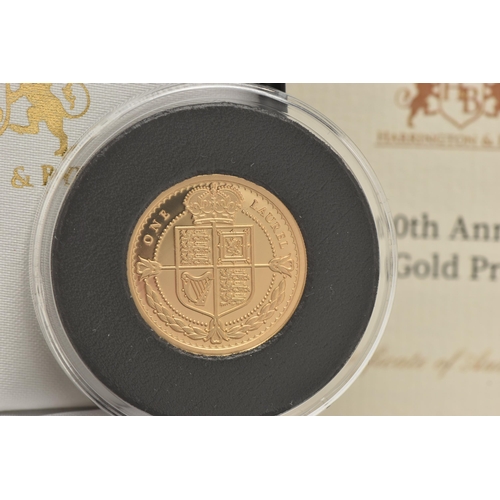 147 - TRISTAN DA CUNHA 2019 ELIZABETH II 400th Anniversary of the LAUREL Proof coin, mintage 799, approxim... 