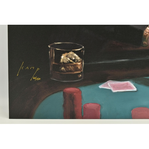 318 - VINCENT KAMP (BRITISH CONTEMPORARY) 'ANTOINE'S LAST MOVE', a signed limited edition print depicting ... 