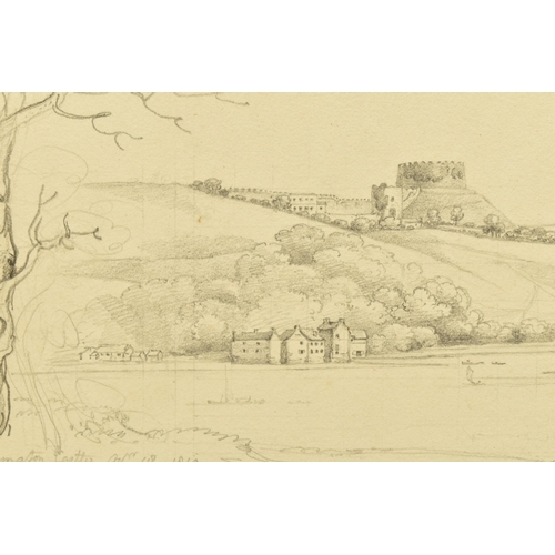 333 - CIRCLE OF JOSEPH FARRINGTON (1747-1821) 'TREMATON CASTLE' an unsigned sketch of the castle across th... 