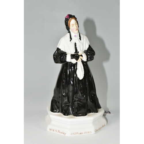 404 - A ROYAL DOULTON FIGURE - 'MR W S PENLEY AS CHARLEY'S AUNT', model no HN35, issued 1913-1936, black p... 