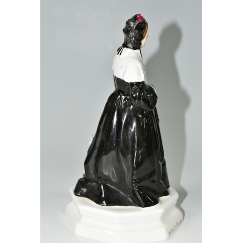 404 - A ROYAL DOULTON FIGURE - 'MR W S PENLEY AS CHARLEY'S AUNT', model no HN35, issued 1913-1936, black p... 