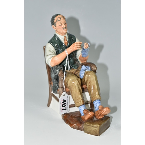 407 - A ROYAL DOULTON FIGURE - 'THE BACHELOR', model no HN2319, green printed backstamp, height 17.5cm (1)... 