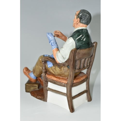 407 - A ROYAL DOULTON FIGURE - 'THE BACHELOR', model no HN2319, green printed backstamp, height 17.5cm (1)... 