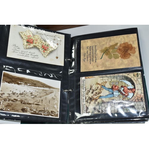 483 - POSTCARDS Two Albums and One Box containing approximately 550* miscellaneous Postcards from the earl... 