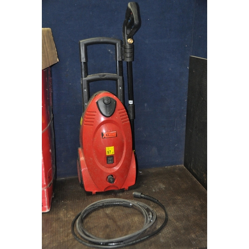 1070 - A POWERBASE EXTREME 1800W HIGH PRESSURE WASHER, with original box, lance and hose (condition: hose d... 