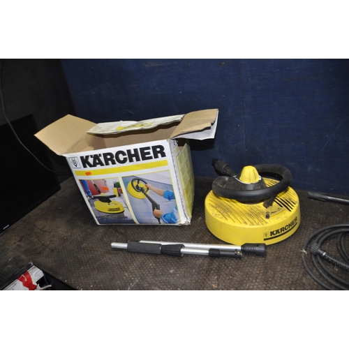 1095 - A KARCHER 111 JETWASH with lance and a boxed T300 patio head (PAT pass and working) (2)