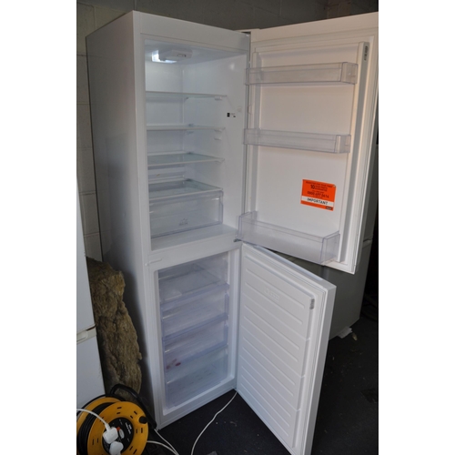 1111 - A HOTPOINT HBNF55181W UK FRIDGE FREEZER width 55cm depth 57cm height 182cm (PAT pass and working at ... 