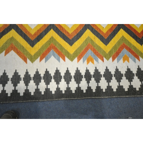 1294 - A WOOL KILIM RUG, 235cm x 175cm (condition report: good)