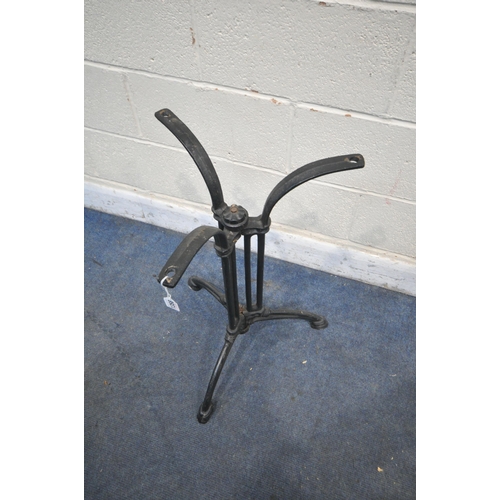 1357 - A CAST IRON PUB TABLE BASE