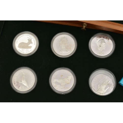 155 - A CASED DISPLAY FROM THE CONSERVATION COIN COLLECTION, struck by the Royal Mint on behalf of the 24 ... 