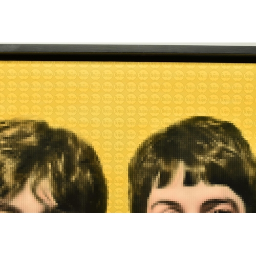 310 - NICK HOLDSWORTH (BRITISH CONTEMPORARY) 'THE BEATLES - SGT PEPPER',  pixelated portraits of The Beatl... 