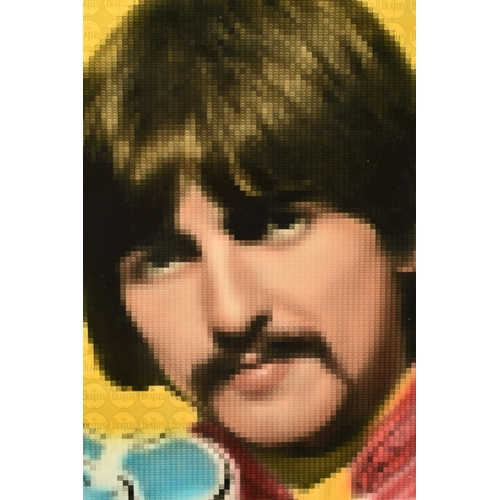 310 - NICK HOLDSWORTH (BRITISH CONTEMPORARY) 'THE BEATLES - SGT PEPPER',  pixelated portraits of The Beatl... 