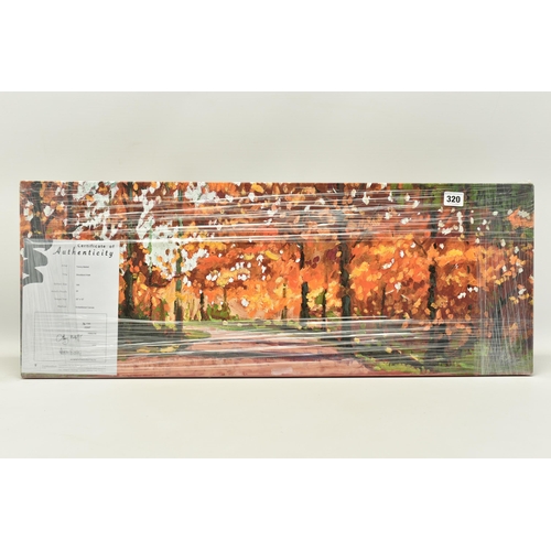 320 - TIMMY MALLETT (BRITISH CONTEMPORARY) 'WOODLAND WALK', a signed limited edition box canvas print, dep... 