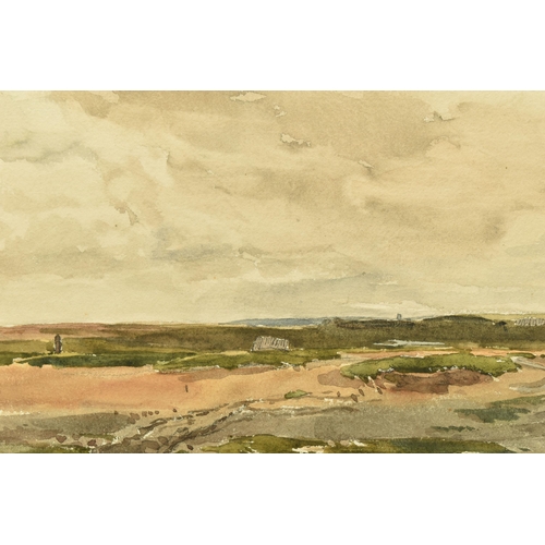 336 - THOMAS COLLIER (1840-1891) AN OPEN LANDSCAPE, signed and dated July 1878 bottom right, watercolour o... 