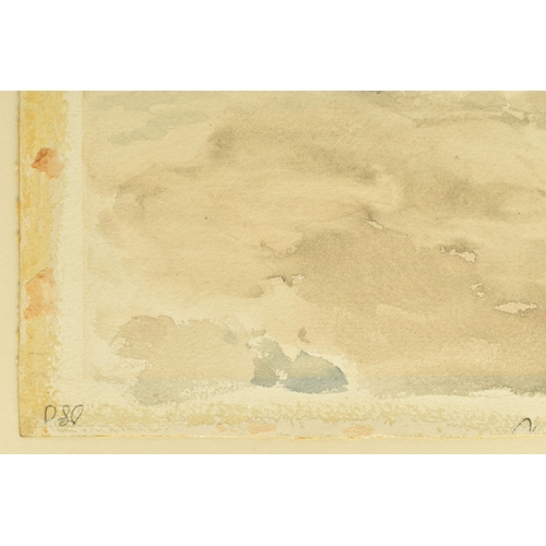 336 - THOMAS COLLIER (1840-1891) AN OPEN LANDSCAPE, signed and dated July 1878 bottom right, watercolour o... 