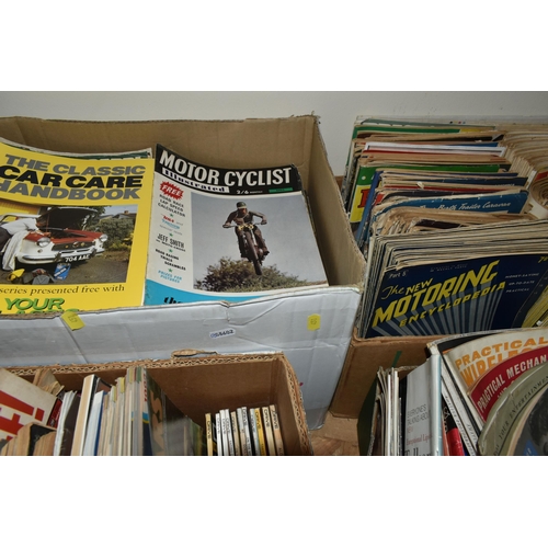 451 - FOUR BOXES OF MAGAZINES containing a miscellaneous collection of mid-late 20th century magazines to ... 