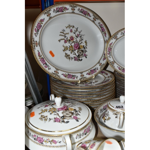 462 - A NORITAKE 'ASIAN DREAM' PATTERN 2502 DINNER SET, comprising one large oval meat plate, a smaller ov... 