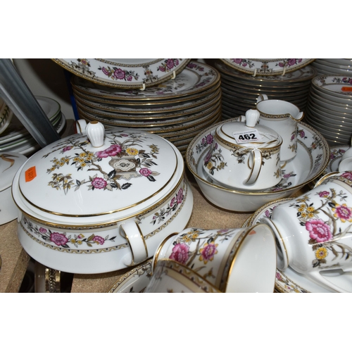 462 - A NORITAKE 'ASIAN DREAM' PATTERN 2502 DINNER SET, comprising one large oval meat plate, a smaller ov... 