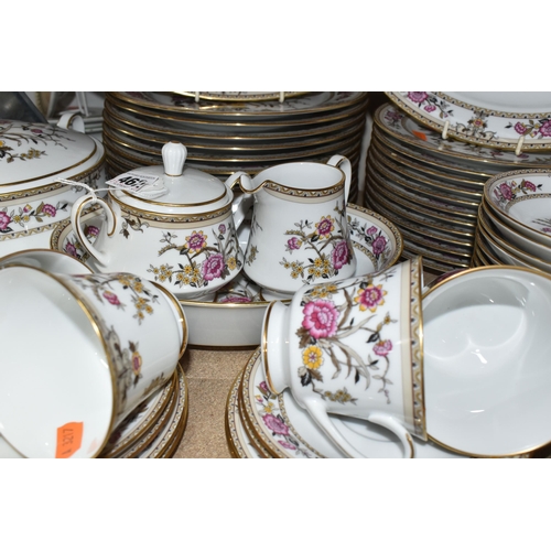 462 - A NORITAKE 'ASIAN DREAM' PATTERN 2502 DINNER SET, comprising one large oval meat plate, a smaller ov... 