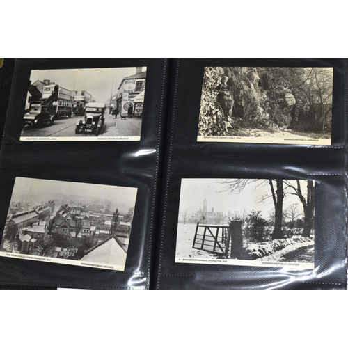 496 - TWO POSTCARD ALBUMS, album one contains approximately 184 postcards, mainly of various locales in Bi... 