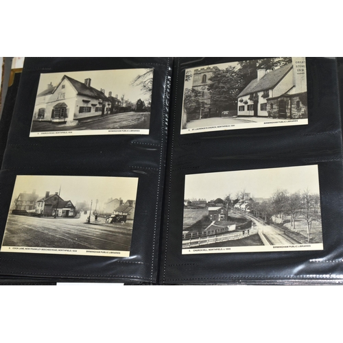 496 - TWO POSTCARD ALBUMS, album one contains approximately 184 postcards, mainly of various locales in Bi... 