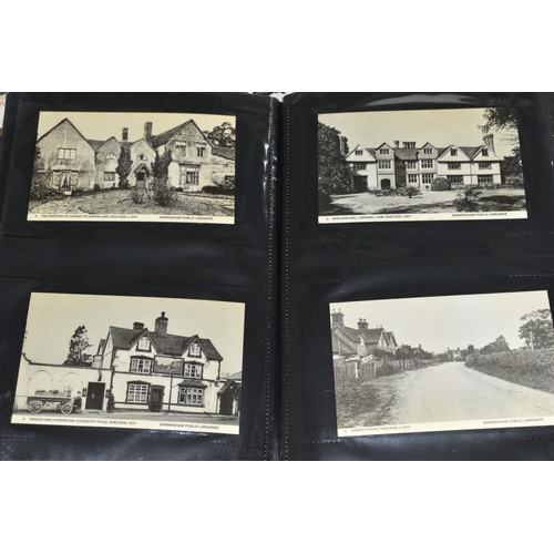 496 - TWO POSTCARD ALBUMS, album one contains approximately 184 postcards, mainly of various locales in Bi... 