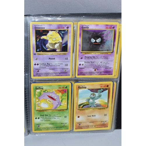 499 - POKEMON COMPLETE BASE SET, all 102 cards are included, condition ranges from good to  excellent (1)