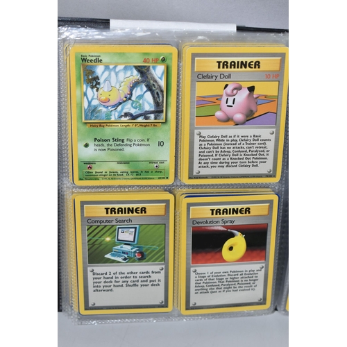 499 - POKEMON COMPLETE BASE SET, all 102 cards are included, condition ranges from good to  excellent (1)