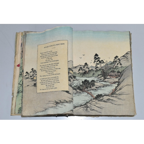 501 - ST. JOHN BRAMHALL; Mae, Japanese Jingles, published on crepe paper by T. Hasegawa, Tokyo 1891 with a... 